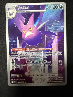 Crobat 093/086 Illustration Rare Pokemon TCG: Chaos Rising English - Image 1