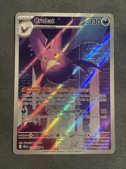 Pokemon TCG Crobat 093/086 Chaos Rising Illustration Rare Pack Fresh - Image 1