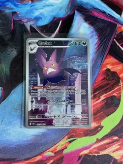 Pokemon TCG Chaos Rising Crobat 093/086 Illustration Rare Card Near Mint NM - Image 1
