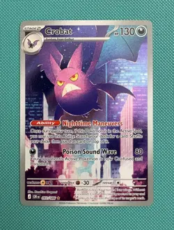 Pokemon TCG Crobat 093/086 Chaos Rising Illustration Rare NEW Pack Fresh - Image 1