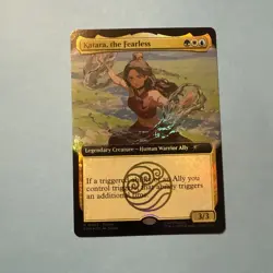 Magic The Gathering Avatar Katara The Fearless Promo Card SDCC Exclusive - Image 1
