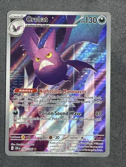 Pokemon TCG Crobat 093/086 Chaos Rising Illustration Rare Pack Fresh - Image 1