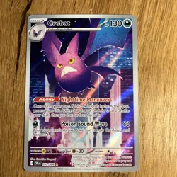 Pokemon TCG Crobat 093/086 Chaos Rising Illustration Rare Pack Fresh - Image 1
