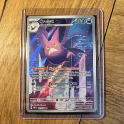 Pokemon TCG Crobat 093/086 Chaos Rising Illustration Rare Pack Fresh - Image 3