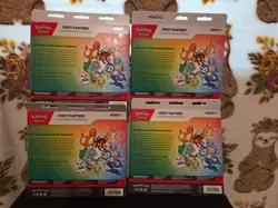 Lot Of 4 Pokemon First Partner Illustration Collection Series 1 Sealed - Image 2