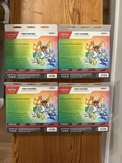 POKEMON FIRST PARTNER ILLUSTRATION COLLECTION SERIES 1 BOX LOT OF 4 SEALED BOXES - Image 2
