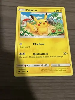 Pokemon Pikachu TCG Crimson Invasion Card 30/111 Regular Common - Image 2