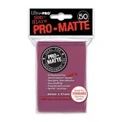 Ultra Pro Standard Pro Matte Deck Protector 50 Count [NEW] - Blackberry - Image 1