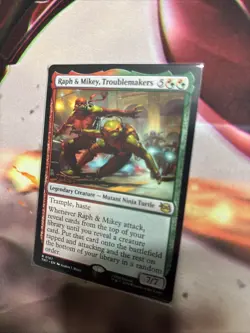Mtg Raph & Mikey, Troublemakers - Teenage Mutant Ninja Turtles + Bonus Foils - Image 2