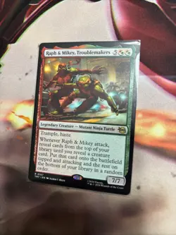 Mtg Raph & Mikey, Troublemakers - Teenage Mutant Ninja Turtles + Bonus Foils - Image 3