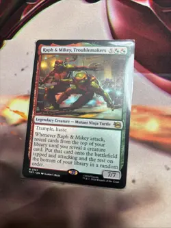 Mtg Raph & Mikey, Troublemakers - Teenage Mutant Ninja Turtles + Bonus Foils - Image 5