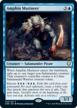 1x Amphin Mutineer - Foil Light Play MTG Magic - Kid Icarus - - Image 1