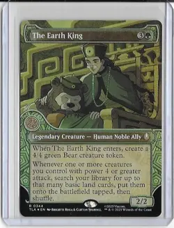2025 MTG AVATAR: THE LAST AIRBENDER (FOIL) THE EARTH KING 0344 - Image 1