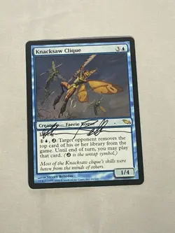 MTG Knacksaw Clique Artist Proof and Signature Signed Belledin - Image 1
