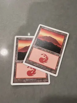 MTG - Starter 1999 - Mountain Land Lot 166/173 NM/LP (Qty 2) - Image 3