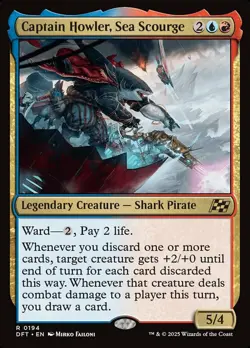 x1 Captain Howler, Sea Scourge R MTG Aetherdrift M/NM, English - Image 1