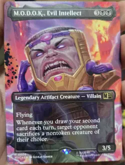 M.O.D.O.K., Evil Intellect (Borderless) - Marvel Super Heroes Regular - Mtg - Image 1