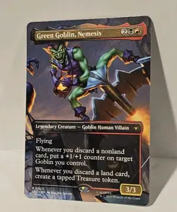 MTG - Green Goblin, Nemesis 23 (Borderless) Marvel's Spider-Man: Eternal Regular - Image 2