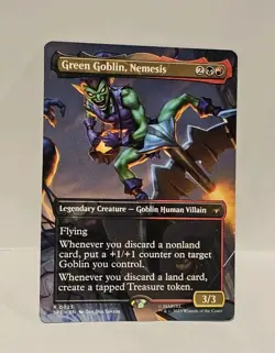MTG - Green Goblin, Nemesis 23 (Borderless) Marvel's Spider-Man: Eternal Regular - Image 3