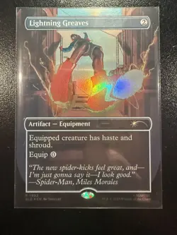 Lightning Greaves (1992) (Rainbow Foil) Secret Lair Drop Foil - Image 1
