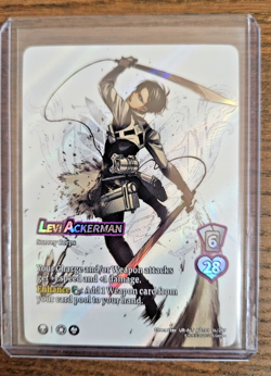 Universus Attack On Titan Battle For Humanity Levi Ackerman UR-ALT Foil Card - Image 1