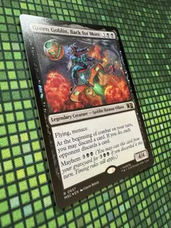 MTG Green Goblin, Back for More #0657 Foil Rare Marvel Super Heroes (MSH) - Image 3