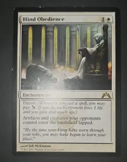 MTG Blind Obedience 6/249 Gatecrash Rare LP - Image 1