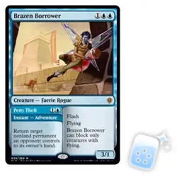 BRAZEN BORROWER Throne Of Eldraine ELD Magic MTG MINT CARD - Image 1