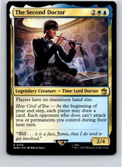 Magic the Gathering The Second Doctor Doctor Who MTG Free Shipping! - Image 1