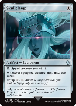 Skullclamp - 355 - FIC - Near Mint - MTG - Image 1