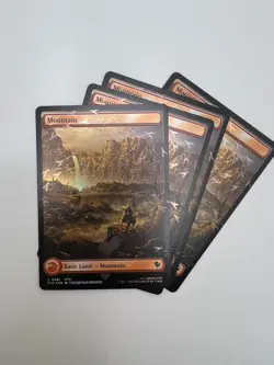 4x Mountain (Chocobo Track Foil) Commander: Final Fantasy Foil - Image 1