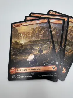 4x Mountain (Chocobo Track Foil) Commander: Final Fantasy Foil - Image 2