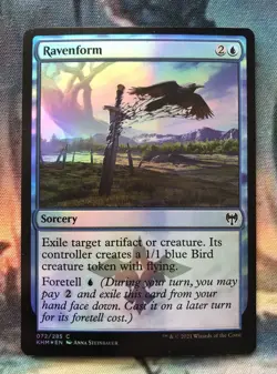 Ravenform (FOIL) x 1 - Kaldheim - Magic the Gathering MTG - Image 1