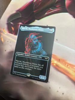 Mtg Marvin, Murderous Mimic SHOWCASE - Duskmourn: House of Horror + Bonus Foils - Image 5