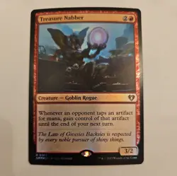 Treasure Nabber FOIL ETCHED - 0552 - Rare- Commander Masters CMM MTG - Image 1