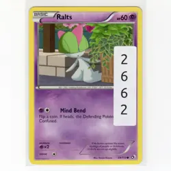 Pokemon TCG Ralts 59/113 BW Legendary Treasures Regular Common Card EN-LP 2013 - Image 3