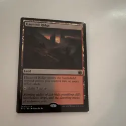 Wizards of the Coast MTG Haunted Ridge 263/277 Rare Regular Land - MID (RB) - Image 1