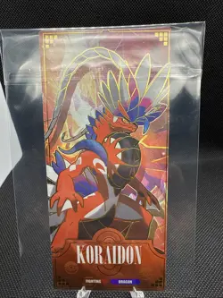 NON TCG Pokemon Elf Eif Origin Collection 3.0 Koraidon Ticket Stub Long Card - Image 1