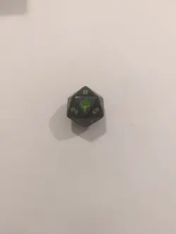 MARVEL GREEN MAGIC THE GATHERING MTG SPINDOWN D20 PRERELEASE DIE NM - Image 2