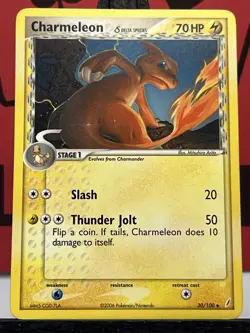 Charmeleon 30/100 Crystal Guardians Non Holo Pokemon Card - Image 3