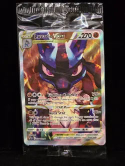 Lucario VSTAR SWSH291 SWSH: Sword & Shield Promo Cards Holo *Sealed* Promo 4/6 - Image 1