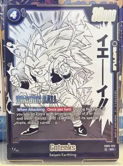 Dragon Ball Fusion World Manga Booster 02 SR Card - Gotenks (SB02-022) - Image 1