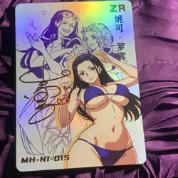 Nico Robin ONE PIECE GODDESS ZR INFLUENCER Anime Girl Holo Card Bikini - Image 1