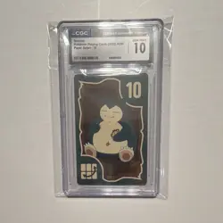 CGC 10 Snorlax Paper Safari 10 Korean 2022 Graded Pokemon TCG Card #10 - Image 1