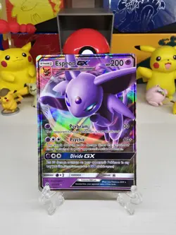 Espeon GX 61/149 Sun & Moon Base Set Ultra Rare Pokemon Card NM - Image 1