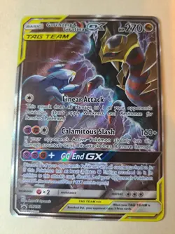 Pokemon TCG Garchomp & Giratina GX SM193 Sun & Moon Promo Card Near Mint NM - Image 1