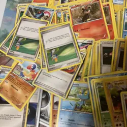 50 vintage pokemon lot bulk ALL MP-DMG cards From WOTC-SUN & Moon (STOCK PHOTO) - Image 4