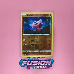Stufful 150/264 Reverse Holo Fusion Strike Pokemon TCG Card Mint/NM Pack Fresh - Image 1