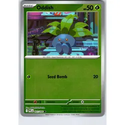 Oddish 1/94 Phantasmal Flames Pokemon Card Reverse Holo NM TCG singles Near Mint - Image 1