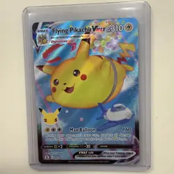 Pokemon Celebrations Flying Pikachu VMAX Holo Full Art Ultra Rare Card 007/025 - Image 1